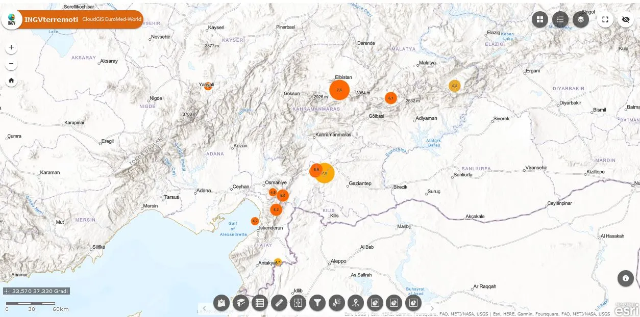 Terremoto turchia 7.5