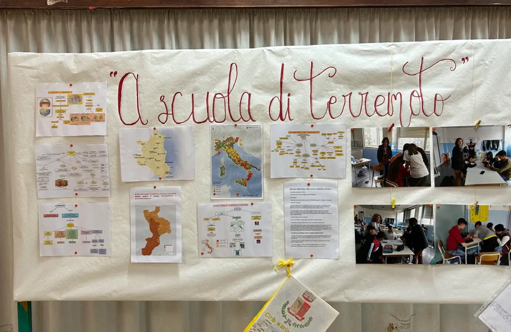 a scuola di terremoto