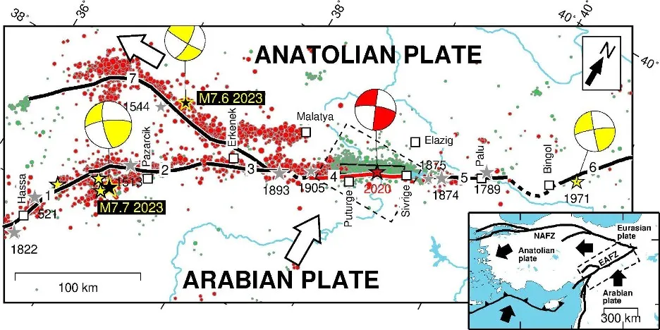Terremoto turchia 7.5 faglia est anatolica