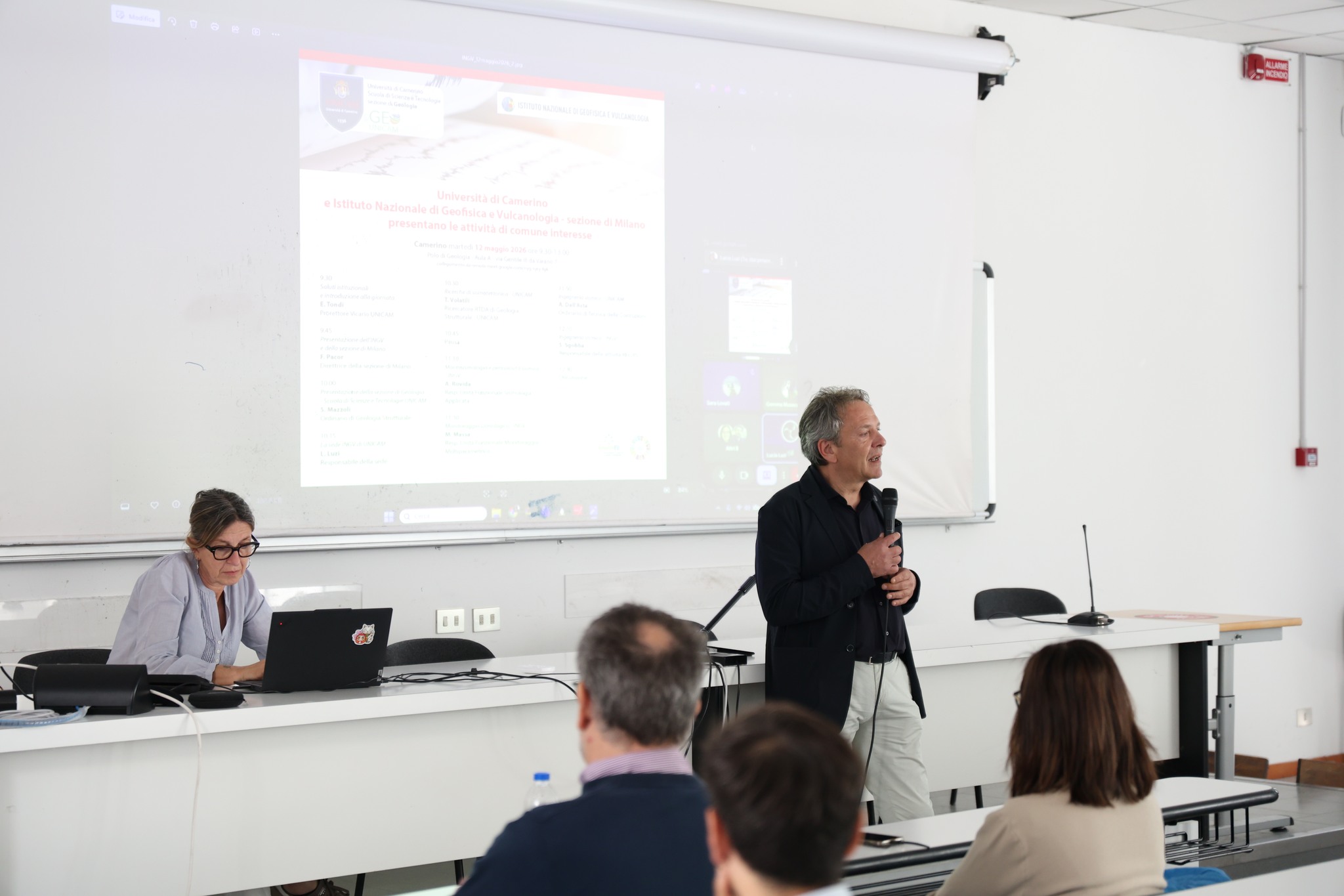INGV UNICAM Rettore